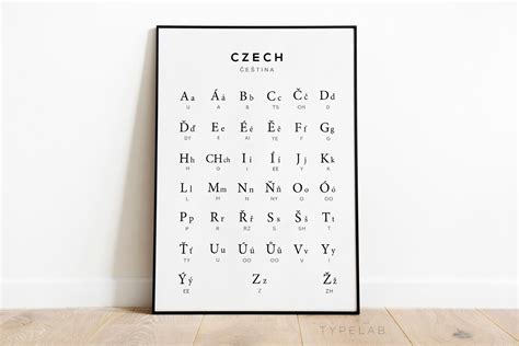 d&g perfume - czech alphabet chart.